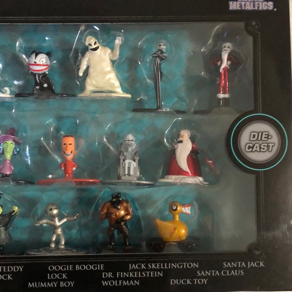 DISNEY TIM BURTONS THE NIGHTMARE BEFORE CHRISTMAS Jada Die Cast Set Series 1 NEW - Picture 4 of 12